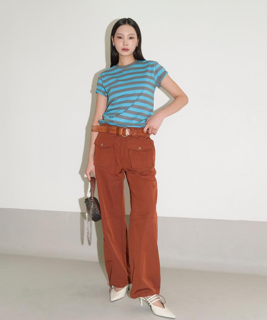 HERETIC Heretic Cargo Nylon Pants / Orange