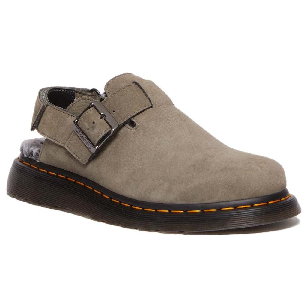 Dr. Martens Leather Versatile Comfortable Casual Shoes Women Shoes Gray 31386059