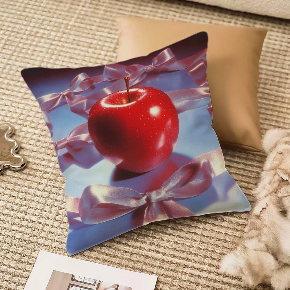 Weihnachts-Apfel Kissenbezug Hausstaubmilbenabweisend Unsichtbarer Reißverschluss Sofa Bett
