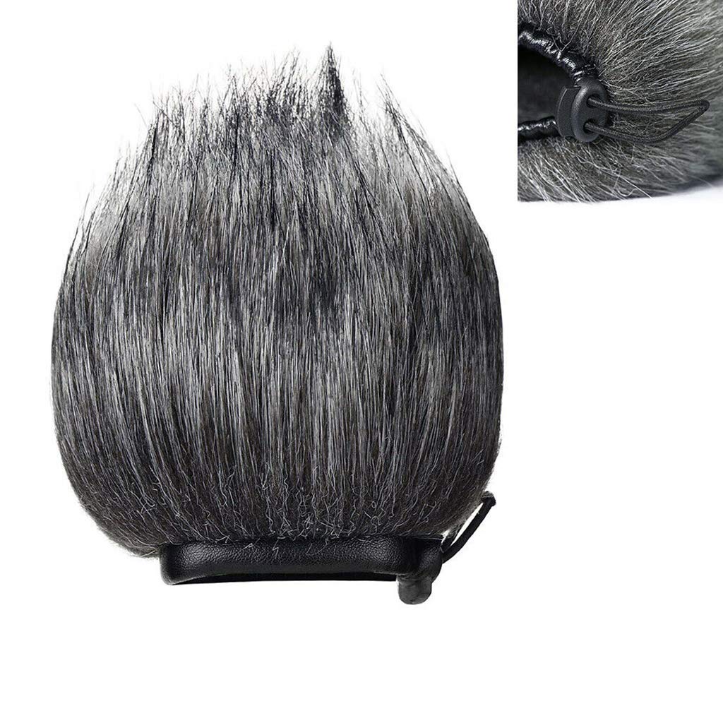 Vauqra Microphone Front Glass Wind Noise Cancellation Zoom H1 Outdoor Detachable Windshield
