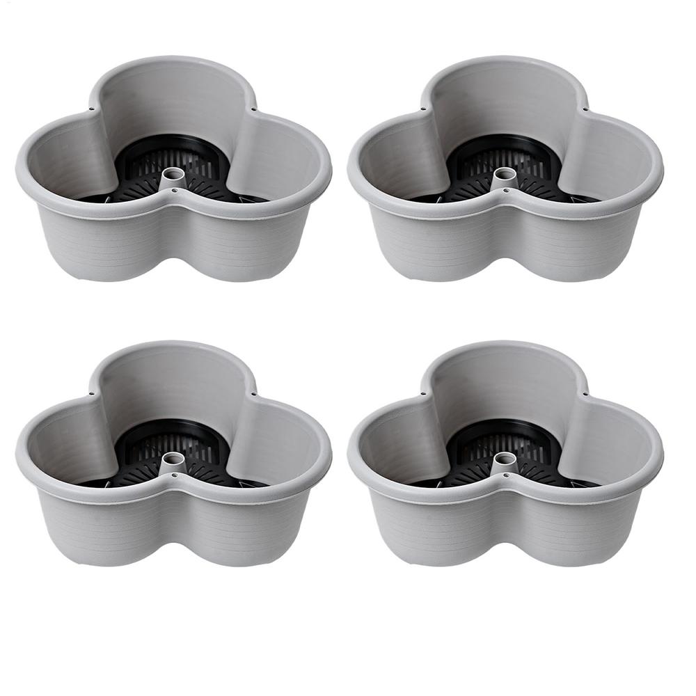 4 Levels Plant Tower Stackable Vertical Flower Pot With Movable Tray Stackable Strawberry Planter Vegetables Plant Pot Frame