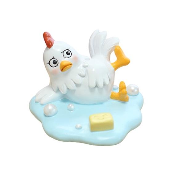 

Тримач для мобільного телефону Смоляна курка, що ковзає, Милий кумедний підставка для телефону Стабільна протиковзка основа Для настільного та автомобільного використання Декоративні аксесуари для подарунка Chick