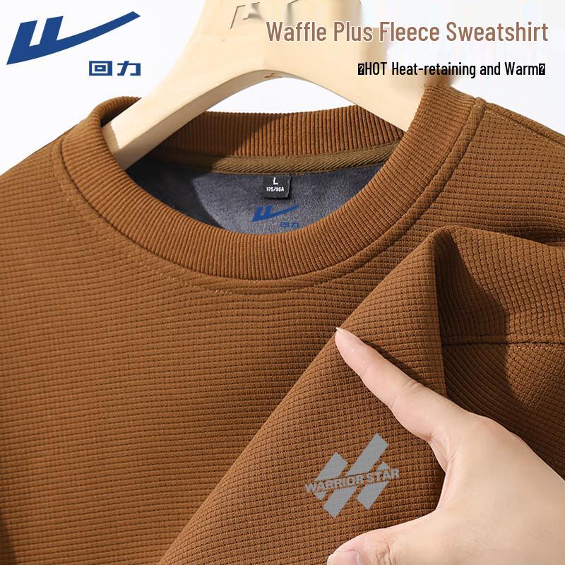 

Warrior Men s Heavyweight Waffle Knit Fleece Sweatshirt 4XL