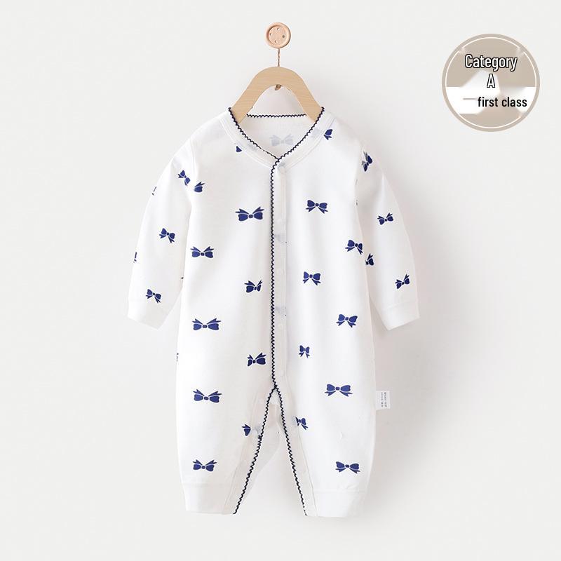 Baby Romper – Pure Cotton Newborn Spring/Autumn Base Layer Pajamas Crawling Suit