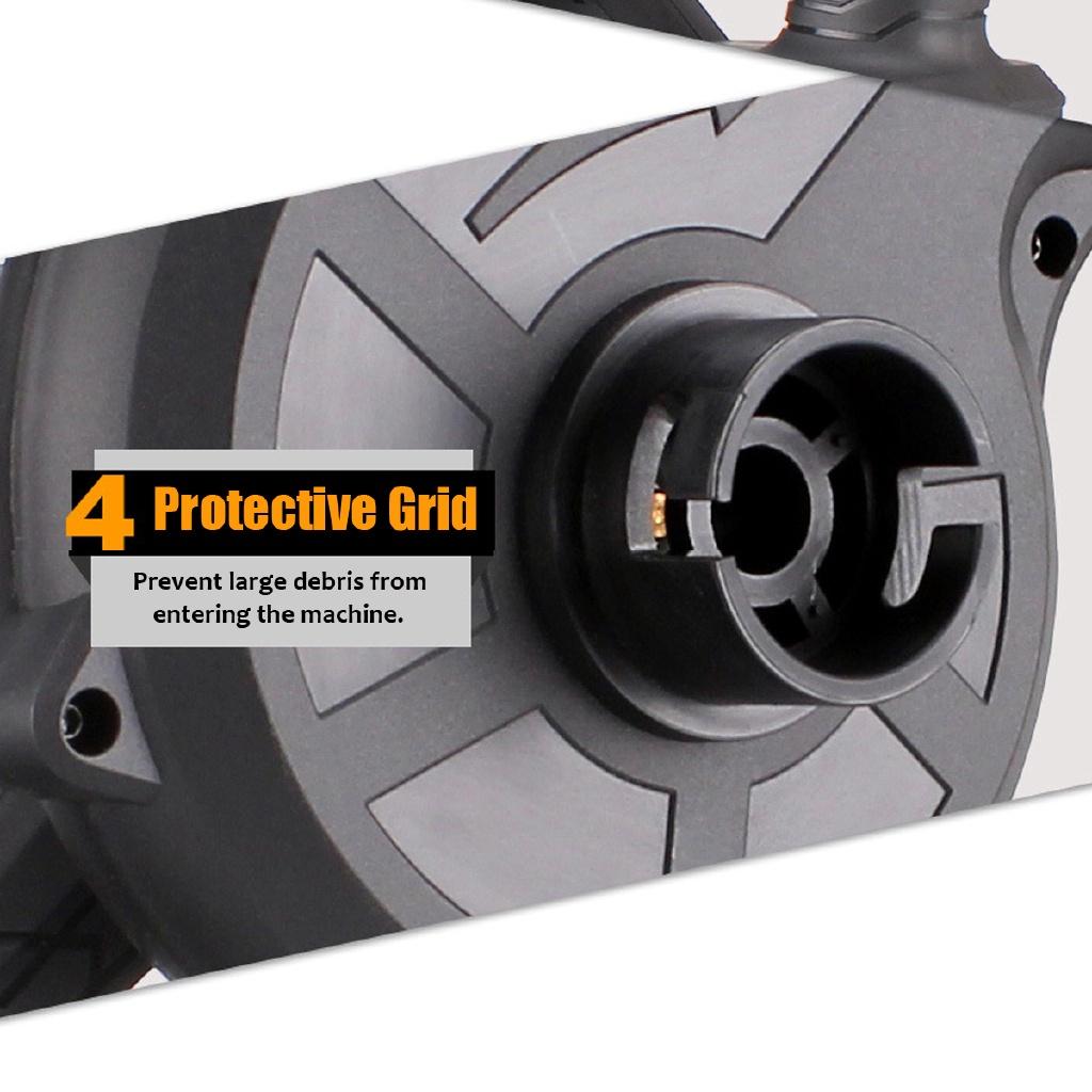 Brushless Cordless Electric Air Blower Handheld Leaf Blower And Suction Computer Dust Collector Vacuum Cleaner Tool 2000W