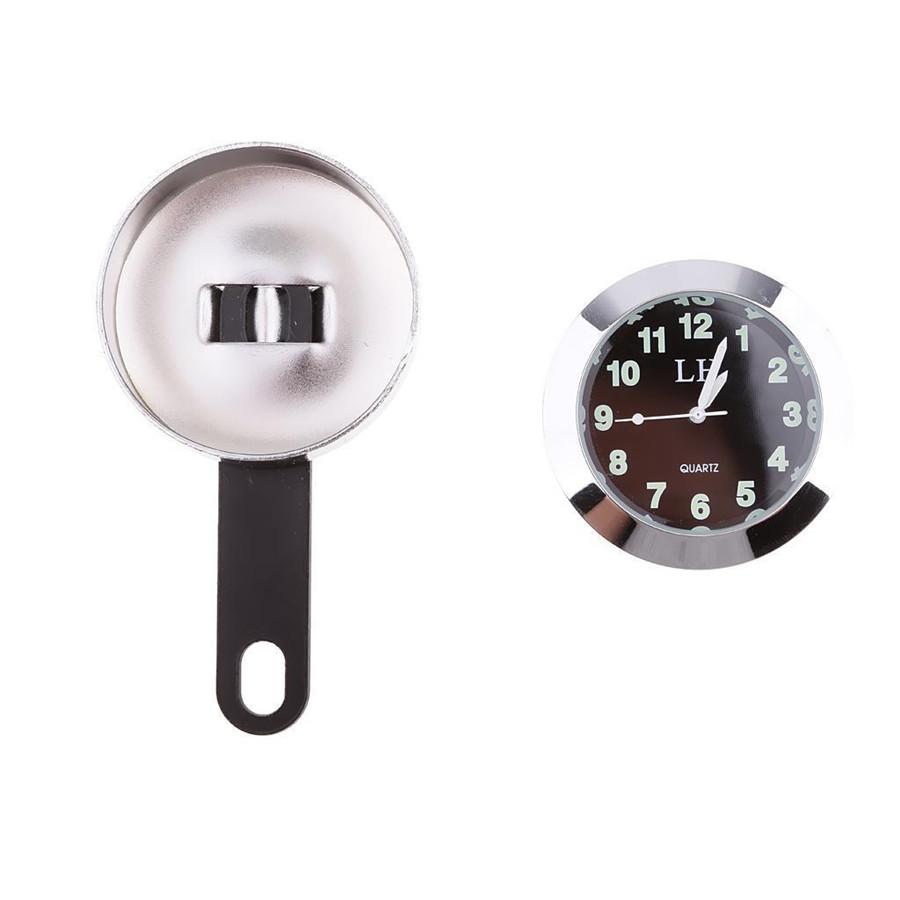 Waterproof Motorcycle Handlebar Dial Clock Night Light for kawasaki,honda