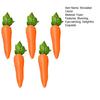 Easter Artificial Carrot Faux Lifelike Simulation Foam Carrot Spring Fake Vegetables for Home Farm Party DIY
