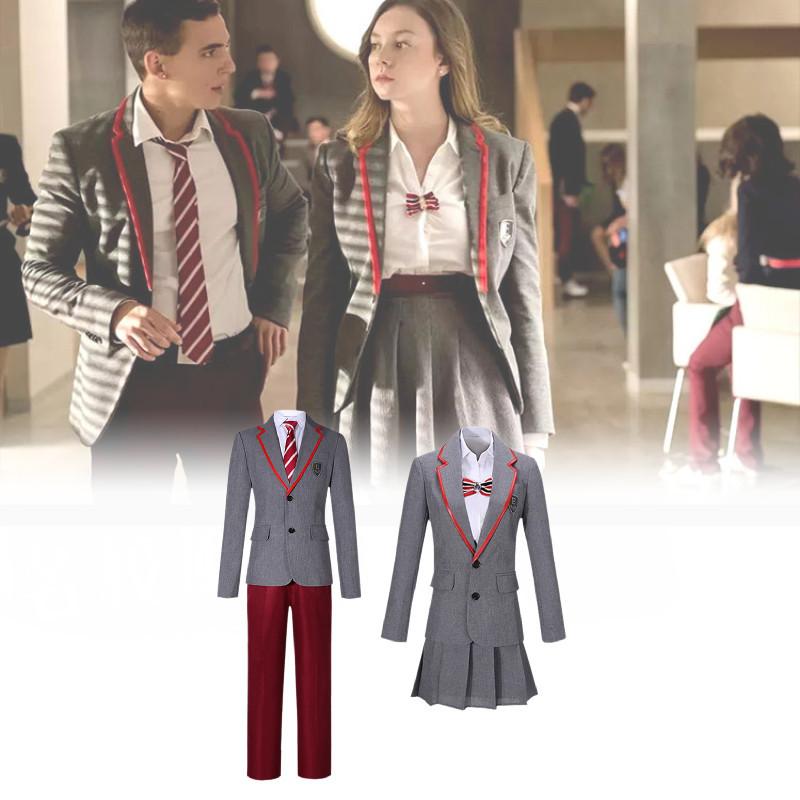 School Elite Cosplay Costume Jk Campus British Style Uniform Cotton Trendy Blend