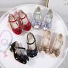 Girls Princess Shoes Spring and Autumn New Single Shoes Children Soft Sole Red Leather Shoes Little Girl Bow High Heels