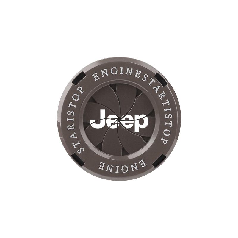 Für Jeep Auto Keyless Start Abdeckung Zündknopf Dekorativer Ring Für Jeep Grand Cherokee Wrangler JK Gladiator Compass Renega