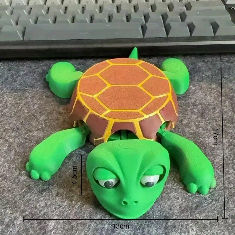3D Printed Quirky Turtle Coaster Panicked Turtle Insulated Coaster Ornament Stress Relieve Funny Bugsy Doll Mug Base Decoration