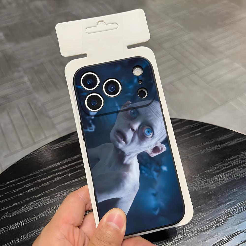 L-Lord Of The R-Rings Gollum Phone Case For IPhone 17 Air 16 E Pro Max 15 14 13 Mini 12 Pro 11 Max Plus Black Soft Shell