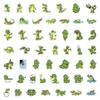 50 Small Crocodile Cartoon Stickers Mobile Phone Laptop Water Cup Decoration Stickers Waterproof Creative Hand Note Stickers