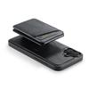 FIERRE SHANN 025 Style For iPhone 16 Case Leather+TPU Detachable Card Slots Phone Cover