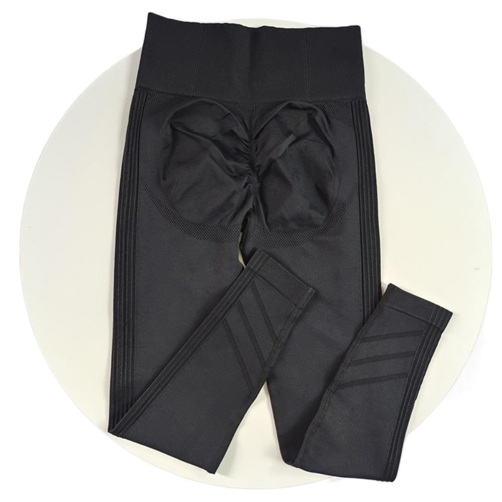High Waist Yoga Sports Pants Elastic Yoga Seamless Leggings Sports Fitness Leggings Sports
