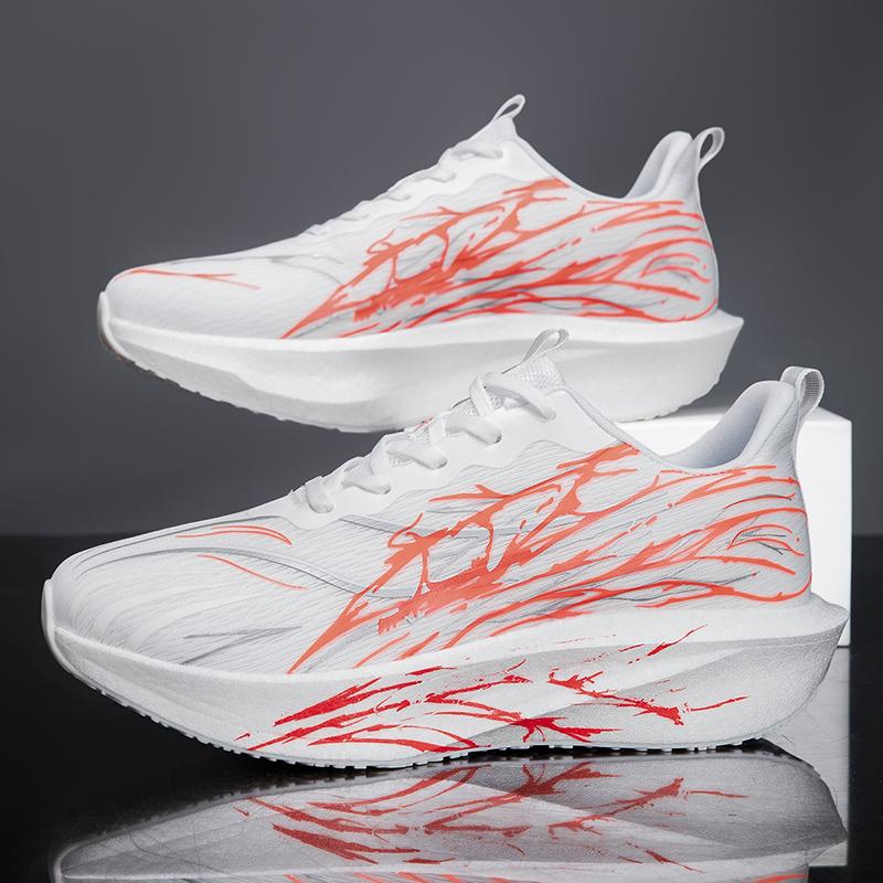 High Quality Men Running Shoes Breathable Lightweight Athletic Shoes Anti AbrasionResistant Sole Outside Jogging Tennis Athletic Training