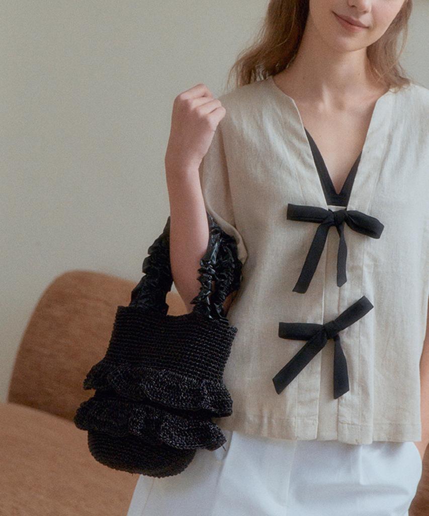 Stoe Frill Knit Bag, 2 Colors