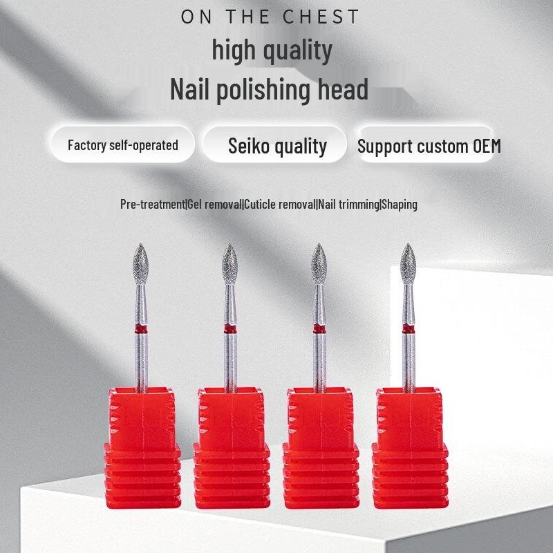 Russian Manicure Cuticle Pusher and Carborundum Grinding Tool for Salons