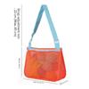 Tragbare Mesh-Strandtasche, Waschhandtasche, Bade-/Schwimmen-/Badetasche, transparente Reise-Kulturtasche