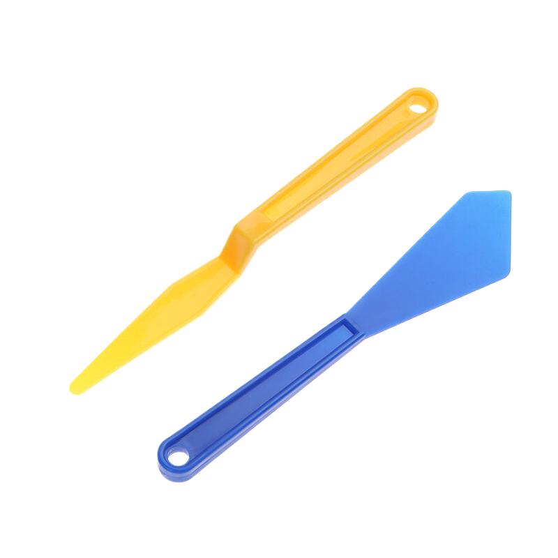 5Pcs auto Window Tint Tools Plastic Wrap Shank Garnitură Racletă Mâner Lung Micro Racletă Mașină Tinting Wrap Instrument Colț Scraper