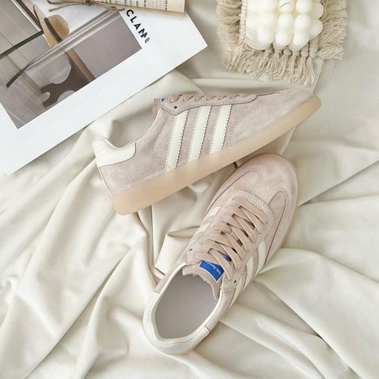 Korean version of baby blue casual women's shoes 2025 autumn new flat-bottomed German training shoes women's retro Forrest Gump shoes sports board s