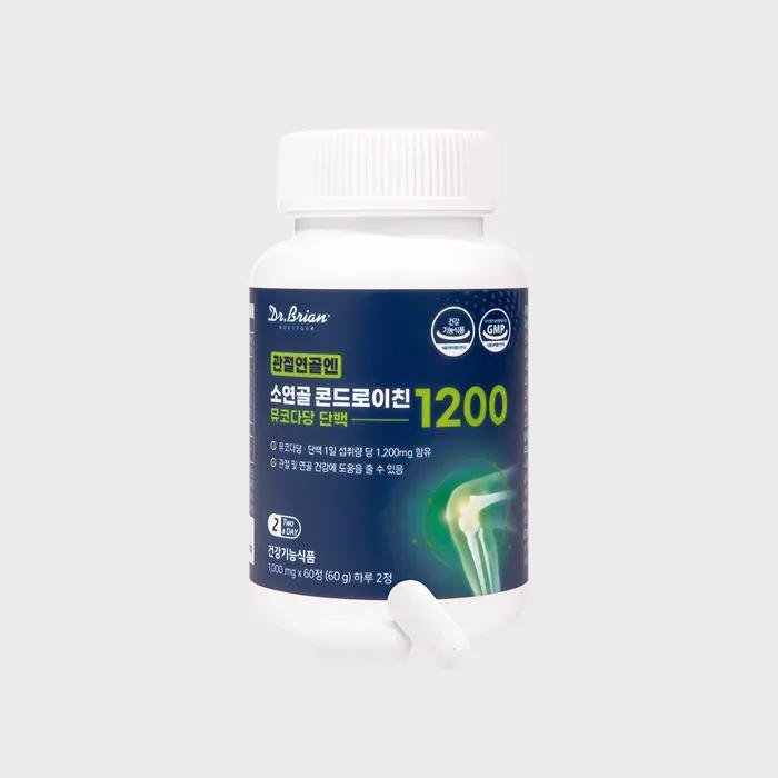 

Dr. Brian s Articular Cartilage Chondroitin Small Cartilage Mucopolysaccharide Protein 1200 / 60 tablets