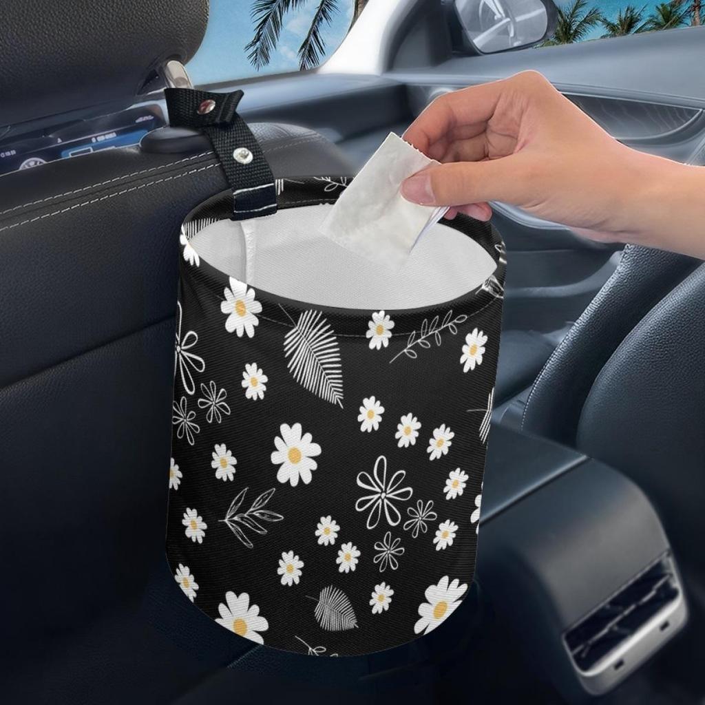 Kitten Cute Pattern Car Interior Wall-mounted Trash Can