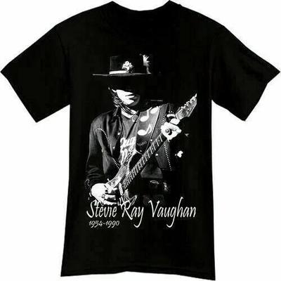 STEVIE RAY VAUGHAN Shirt Short Sleeve Black Unisex S2345XL SU93 Unisex T-Shirt