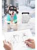 Reflective Four-Legged Cotton Dog Coat for Cold Weather