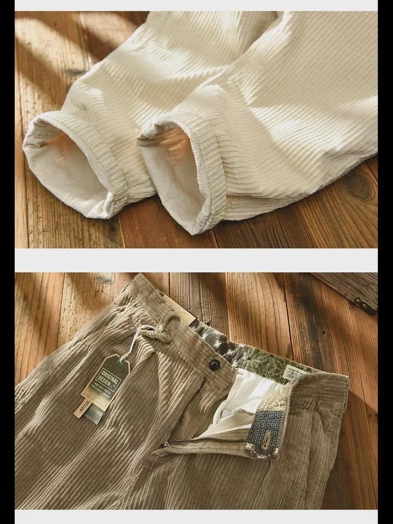 Pánské manšestrové ležérní lacláče - Podzimní/zimní kolekce