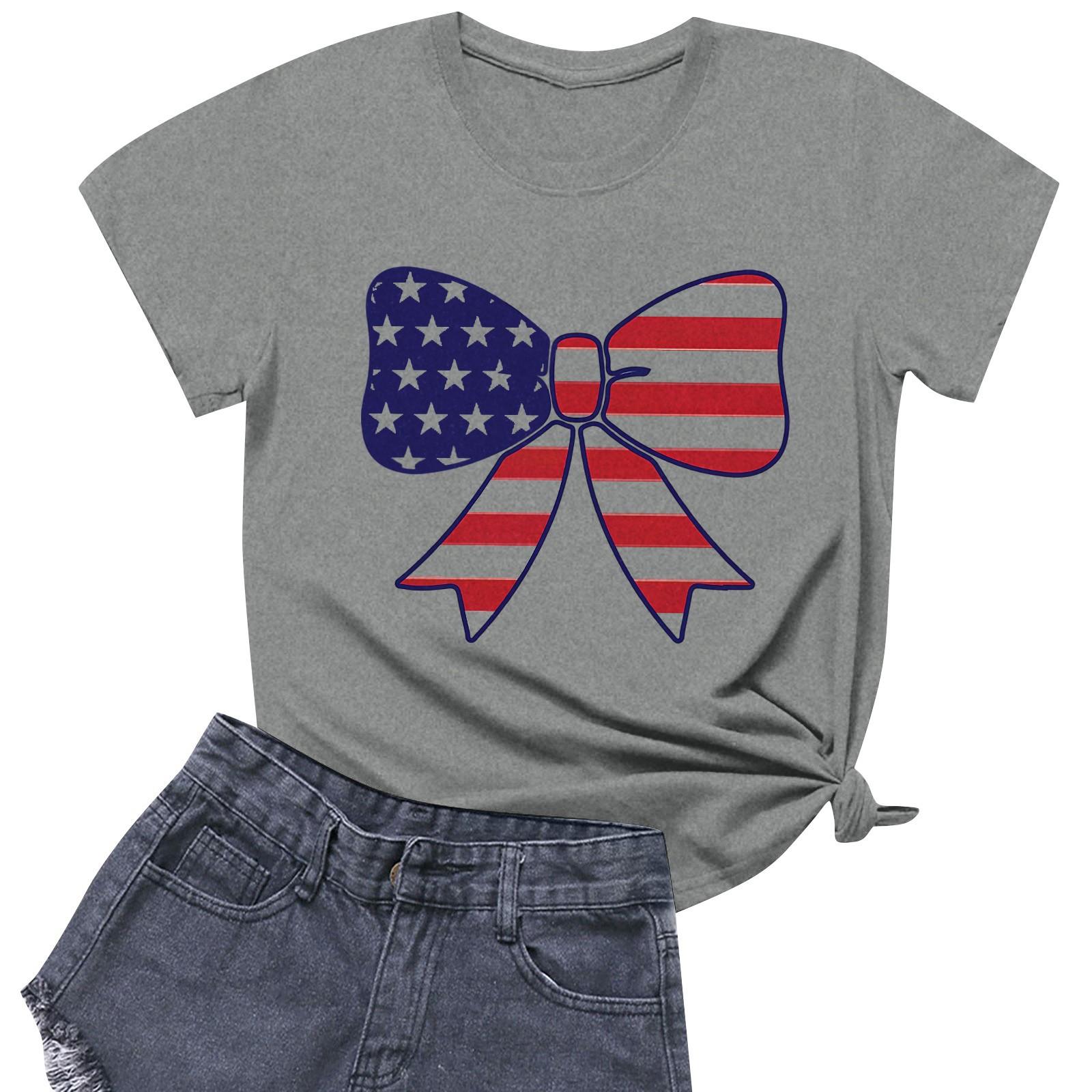 

Женские модные повседневные пуловеры с короткими рукавами и круглым вырезом с принтом XXL