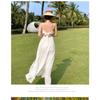 Damen Sommer Strand Urlaub Strandkleid Rückenfrei Neckholder Lange Kleider