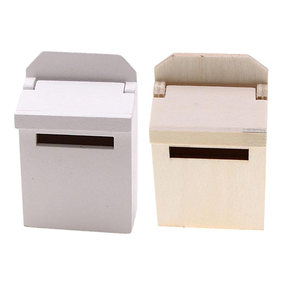 Miniature Blank Mail Box House Perfect for DIY Projects and Miniatures