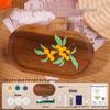 Children's Day Cloisonné Enamel Coaster DIY Kit - Chinese Style Tea Mat for Parent-Child Activities