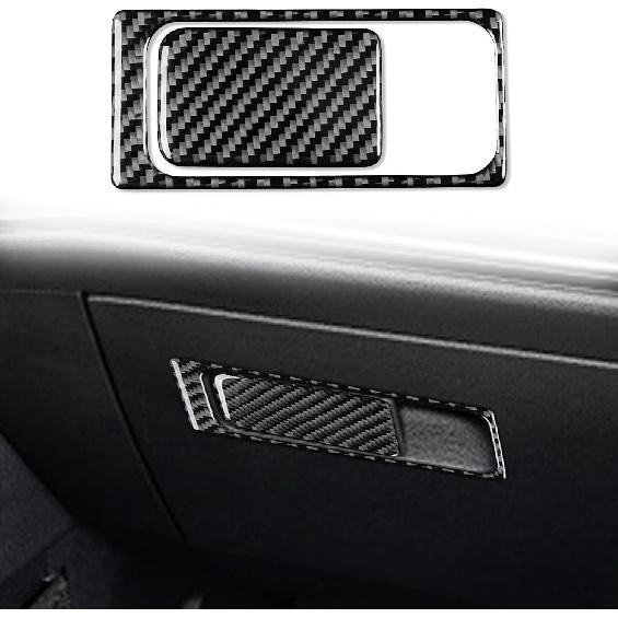 Real Carbon Fiber Car Interior Door Bowl Cover Trim Stickers Compatible with Volkswagen VW Golf 8 8.5 MK8 GTI 2021 2022 2023 Auto Accessories Decals