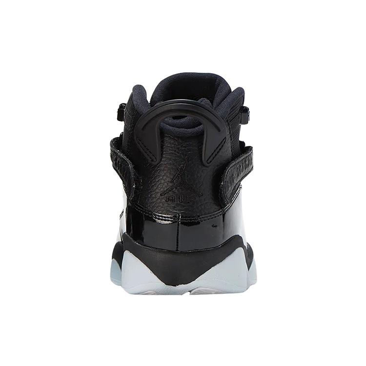 (GS) Air Jordan 6 Rings 'Black White' Kids' 323419-011