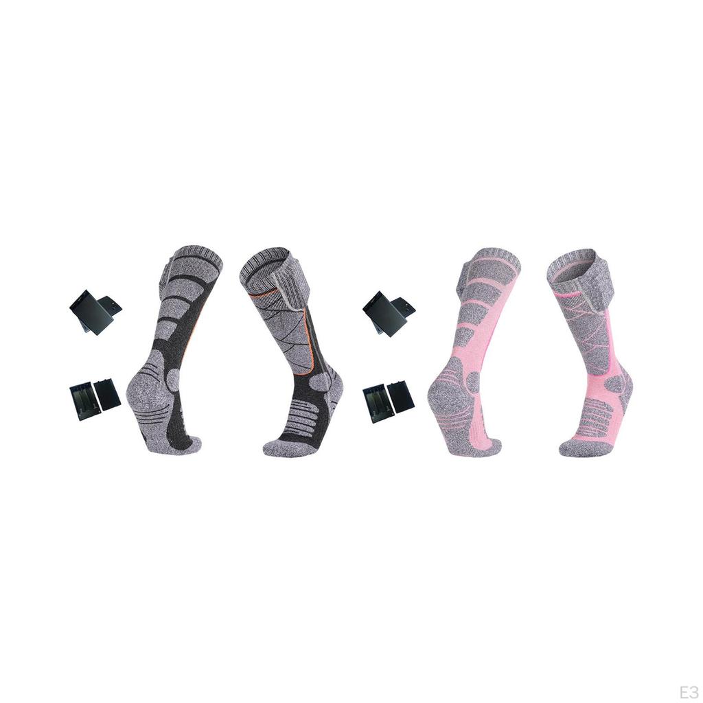 Heated Socks Boot Sock Knee High for Outdoor Sports Skating Skiing Hiking