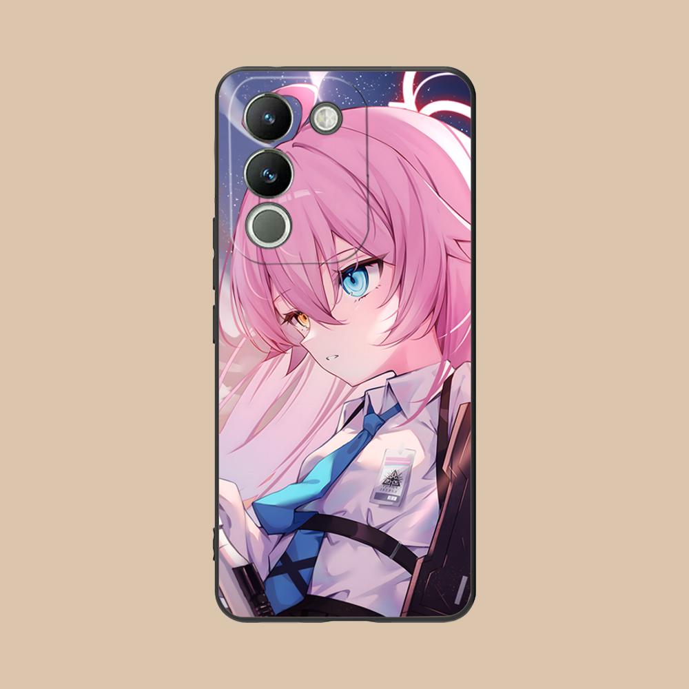 Blue Archive Takahashi Hoshino Matte Mobile Phone Case for VIVO Y77 76 75 74 73 72 58 56 55 51 50 38 36 Y19 Y18 Y03 Y01 5G