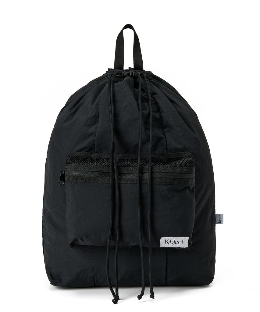 Kybjt Two-Way Basket Sling Backpack Black