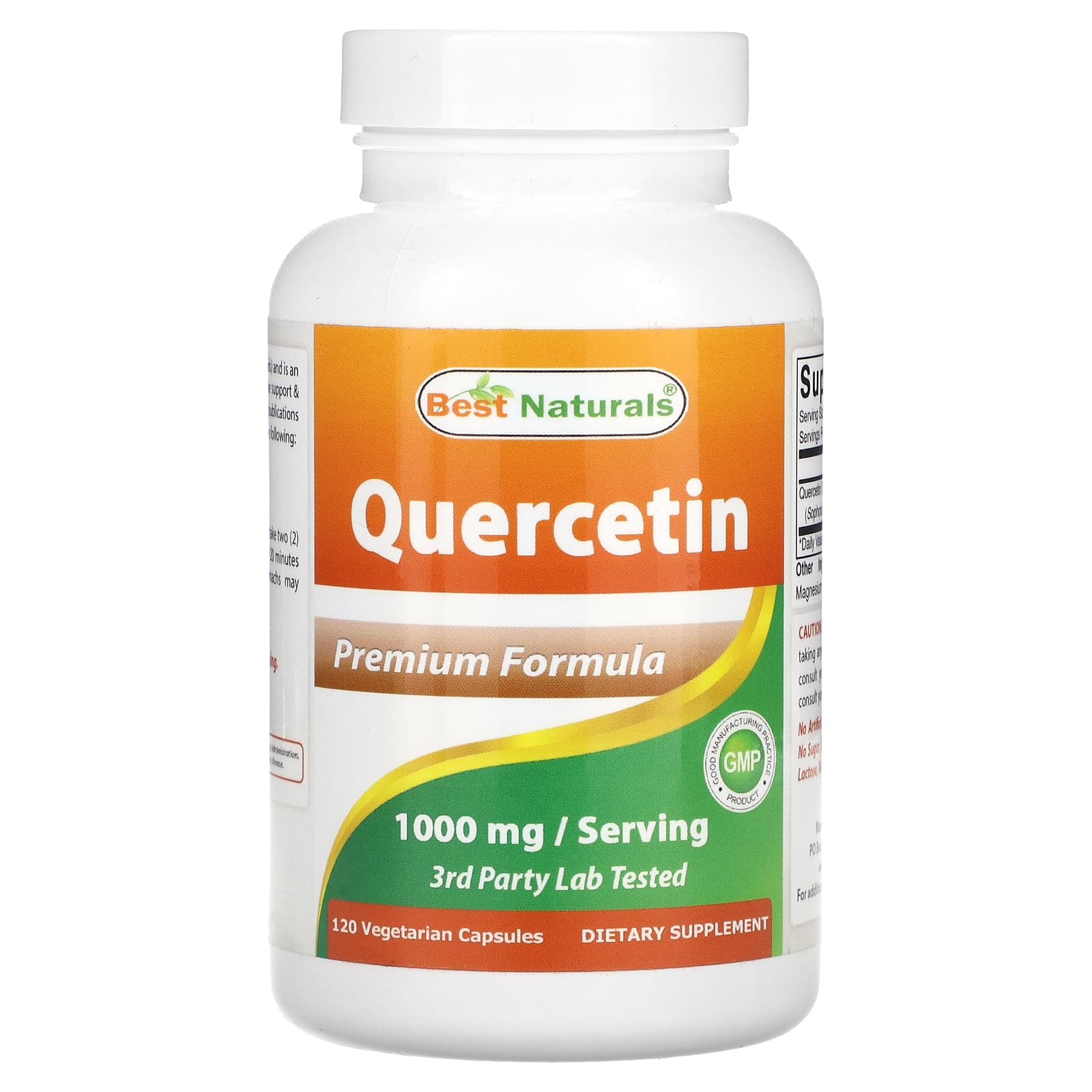 

Quercetin, Veggie Capsules 120 (500Mg per capsule)