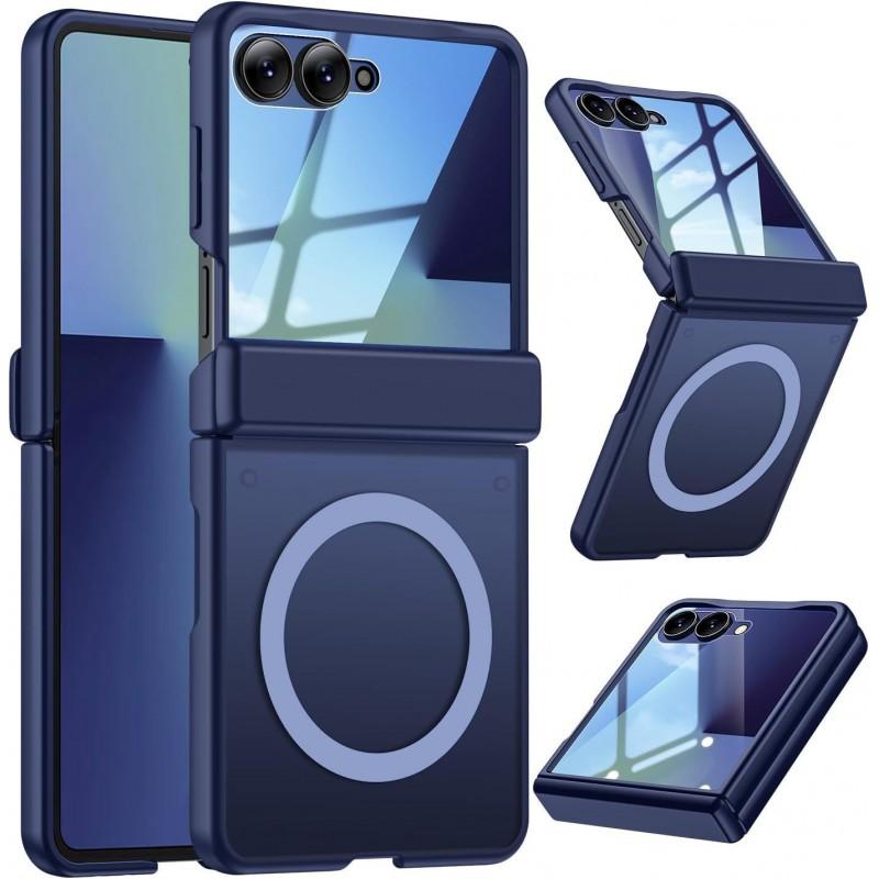 Galaxy Z Flip 8 Case With Magnetic Snap-on Design Frosted Matte Finish Full Coverage Protection Built-in Screen