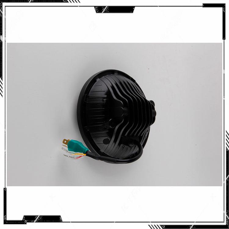 7-inch 90W LED Headlight with White/Yellow DRL for Harley & Wrangler