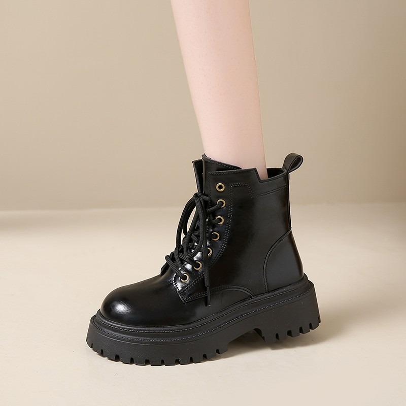 Fashion Small Taller Women's Autumn New Versatile Platform Boots for Women
