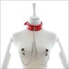 Sexy Leather Choker Collar With Nipple Clamp Breast Clip Chain SM Bondage Couple SM Sex Toys For Woman Erotic Tools Adult Games
