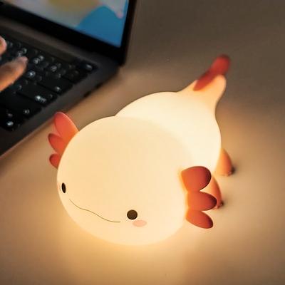 1PC Kinder Nachtlampje 2 op Siliconen Baby Ledikant Slaaplicht Draagbaar USB Oplaadbaar Bedlampje