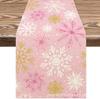 Christmas Table Runner with Santa and Tree Design
