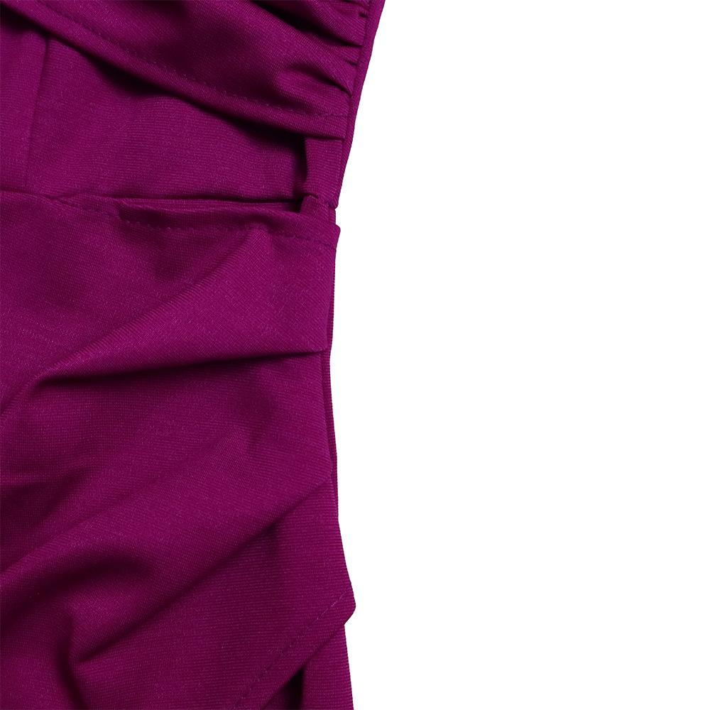 JKASHDK Moda dama toamna iarna imprimeu culoare uni maneca lunga talie inalta rochii de cocktail si seara