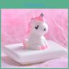 Adorabili Mini Figure di Unicorno Artigianato in Resina Stile Cartone Animato Colorato Perfette Per Giardini Incantati