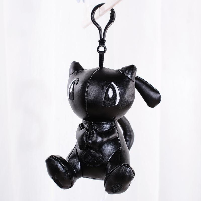 

Кожаный ПУ Мьюту Темно-черный Кулон Кукла ПУ Игрушка Брелок Детский Подарок для Мальчика