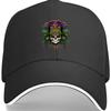 Mardi Gras Skull Top Hat Baseball Cap Polyester Casual Unisex Adult Adjustable Hat